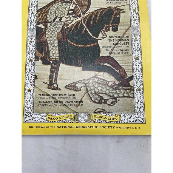 Nat Geo Mag Aug 1966 Vtg Issue Collectible Atlas World Earth Photo Ed - Picture 2 of 12